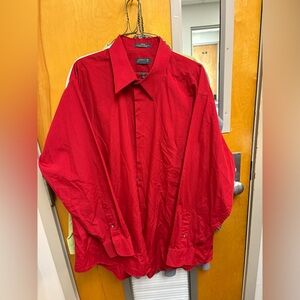 Arrow Men's Classic Red Dress Shirt